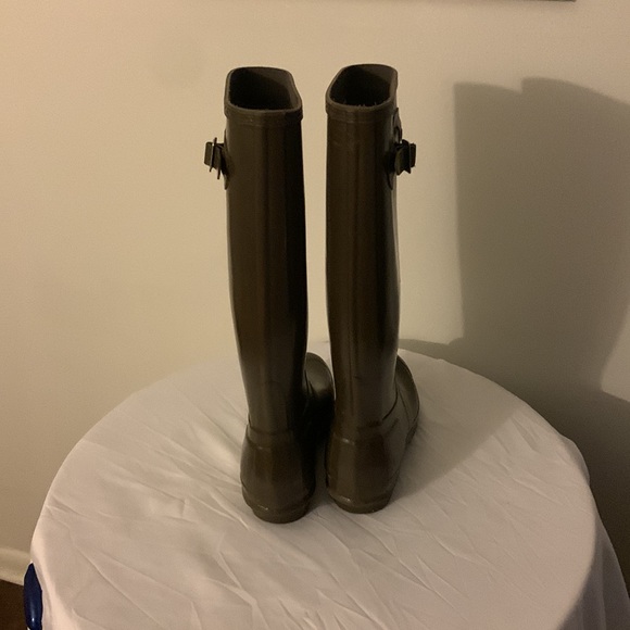 Tall sage color Hunter Rain Boot - Picture 8 of 14